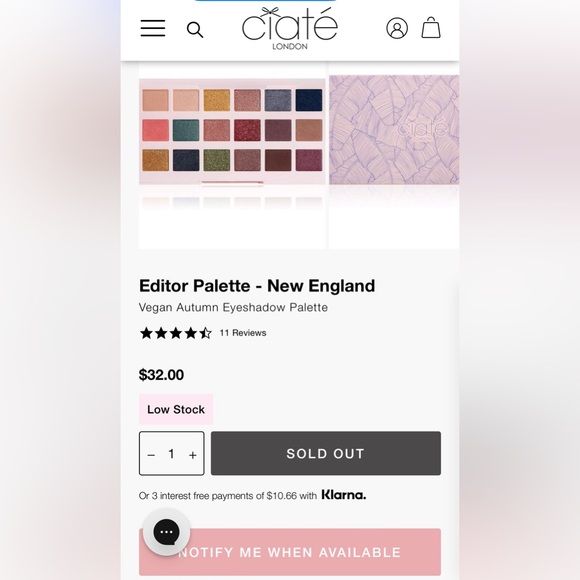 CÎATÉ LONDON Eyeshadow The Editor Palette, BNIB (COS1) - Picture 4 of 4